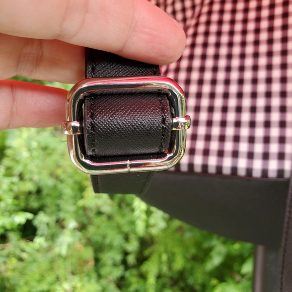 Karl Lagerfeld Mini Style Checkered Backpack purse - Picture 5 of 10